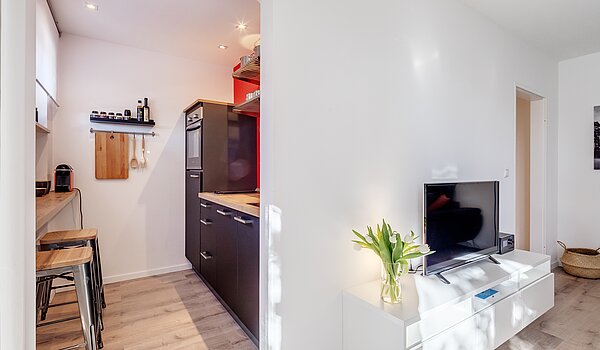 Piso en planta baja de 2 habitaciones | München-Moosach | 70462 | Zugang zur Küchenzeile