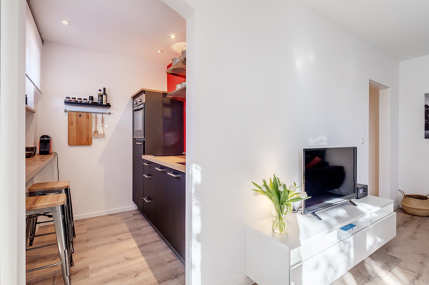 Piso en planta baja de 2 habitaciones | München-Moosach | 70462 | Zugang zur Küchenzeile