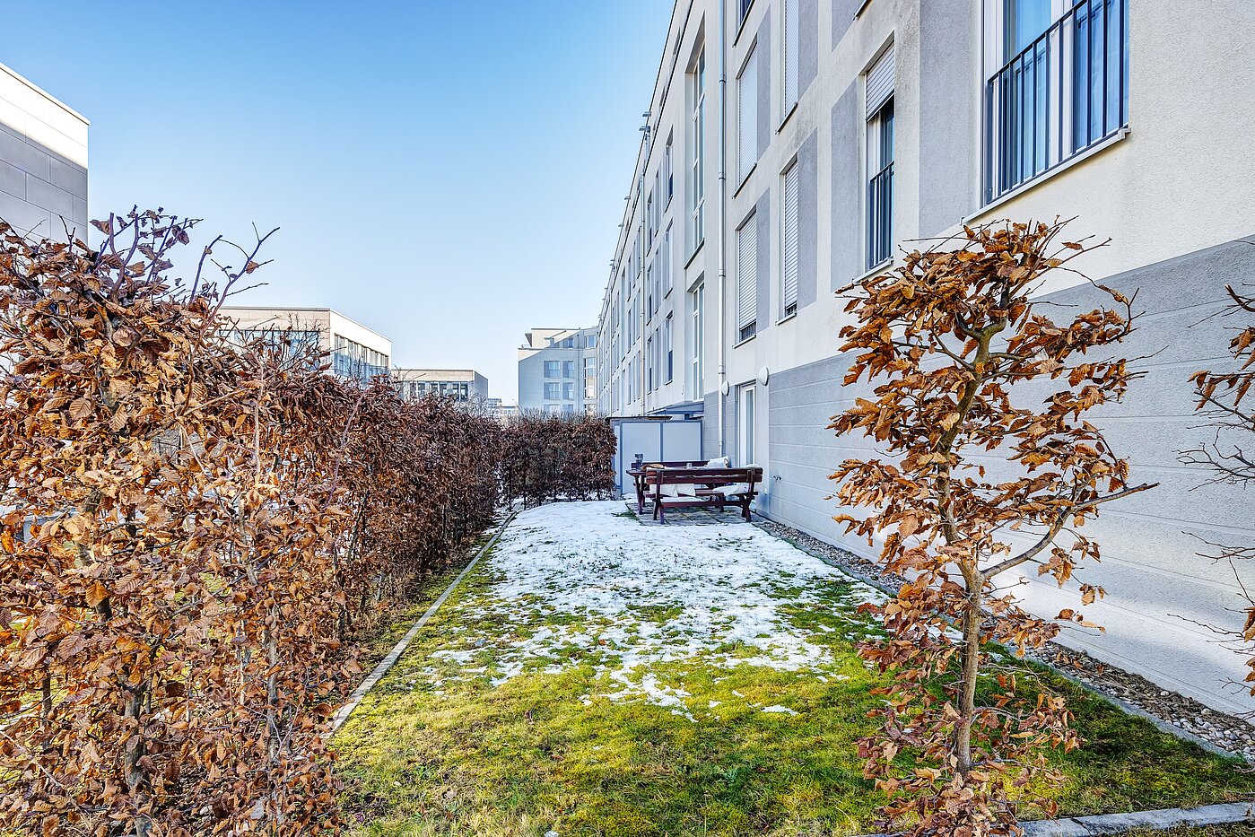 Piso en planta baja de 2 habitaciones | München-Riem | 2201ML1 | ...ruhiger Garten