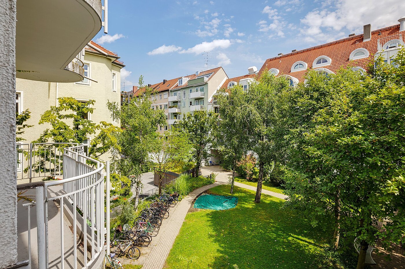 Apartamento de 1.5 habitaciones | München-Lehel | 2107ML9 | Grüne Aussichten