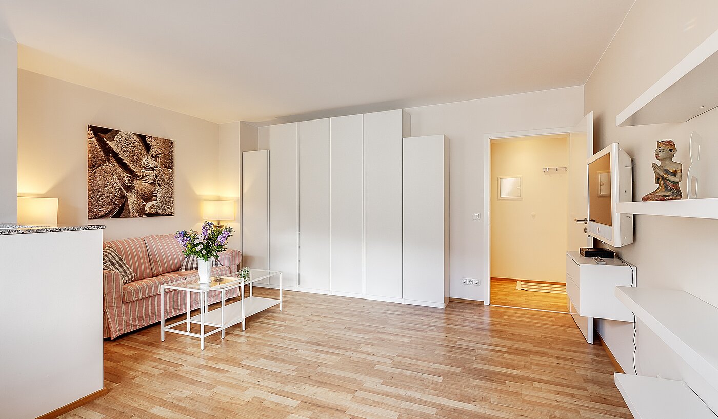 Apartamento de 1.5 habitaciones | München-Schwanthalerhöhe | 2211ML8 | Wohnzimmer zum Wohlfühlen