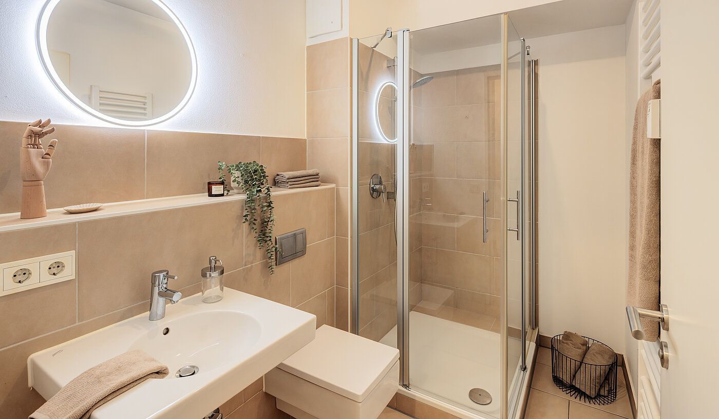 Apartment de 1 habitación | München-Ramersdorf | 70415 | Badezimmer