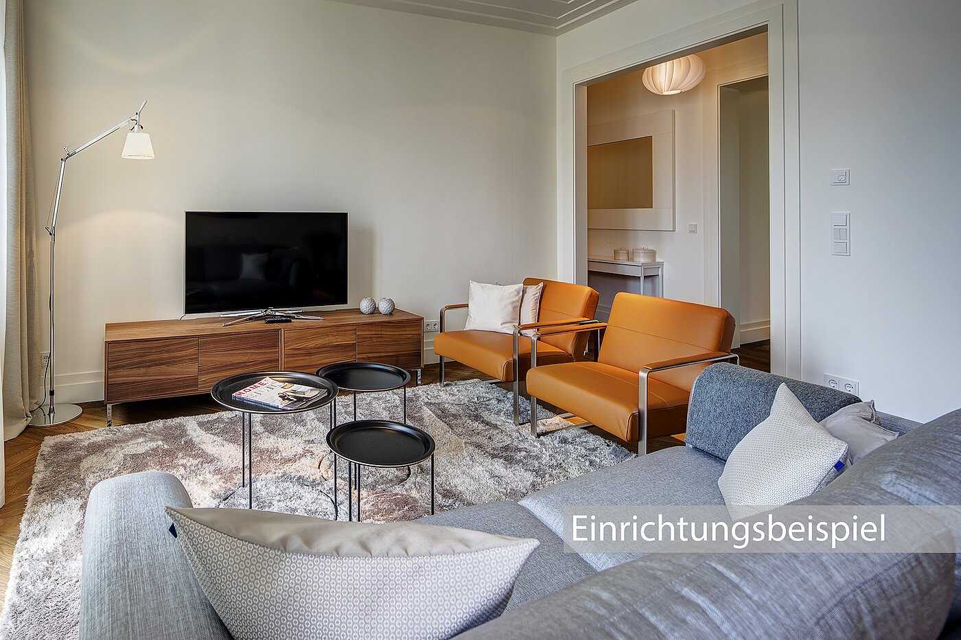 Apartamento de 2 habitaciones | München-Schwanthalerhöhe | 1702ML2 | Wohnen-Beispiel