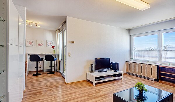 Apartamento de 2.5 habitaciones | München-Hadern | 70393 | ...zur Ess-Diele hin offen