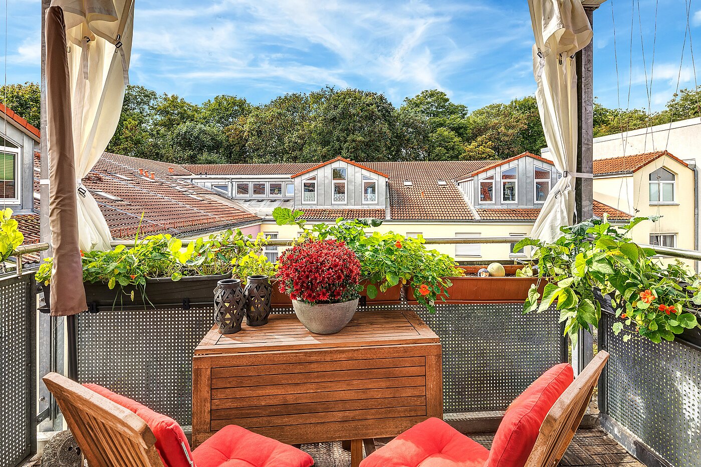 Apartamento de 2.5 habitaciones | Eching | 70100 | Gemütlicher Balkon