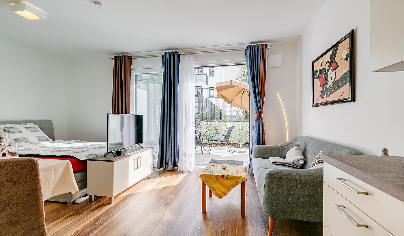 Piso en planta baja de 1 habitación | München-Milbertshofen | 2202ML8