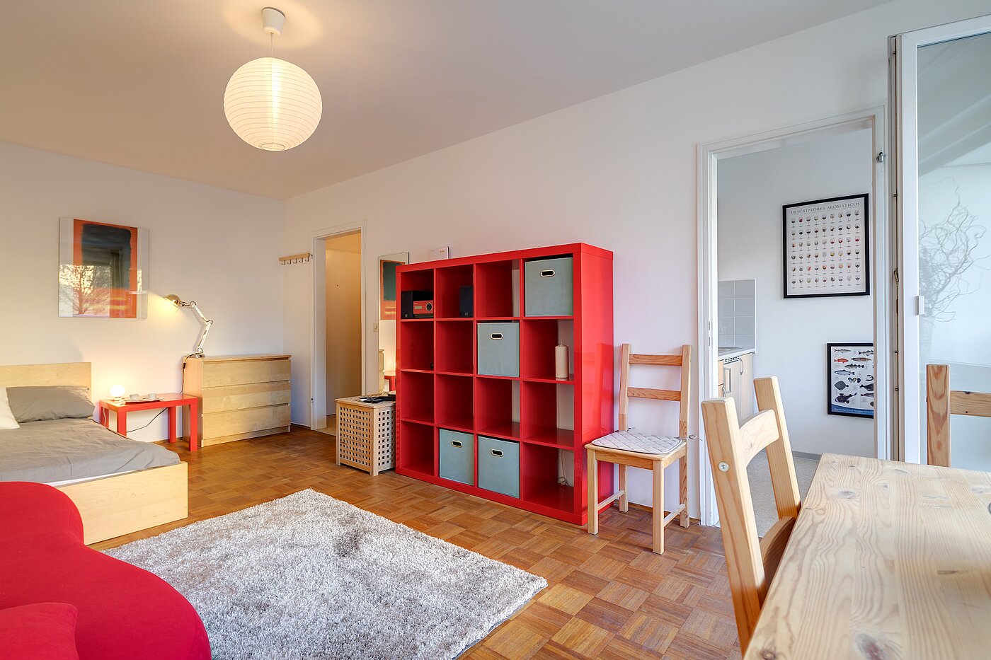 Apartamento de 1 habitación | München-Neuhausen | 2301ML8 | ...Zugang zur Küche...