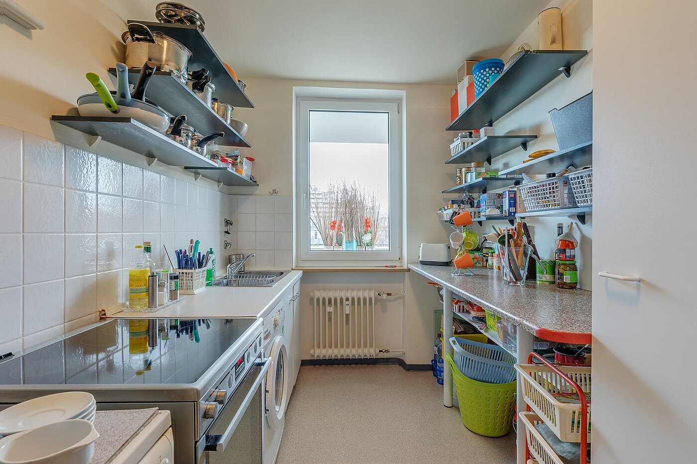 Apartamento de 3 habitaciones | München-Schwabing | 1912ML4 | Küche mit Fenster