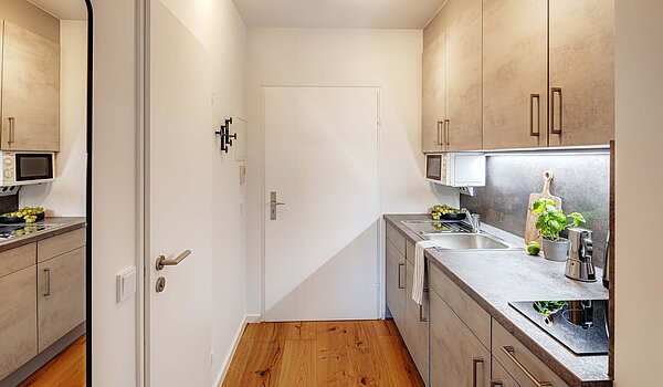 Apartamento de 1 habitación | München-Bogenhausen | 70457 | Integrierte Küche