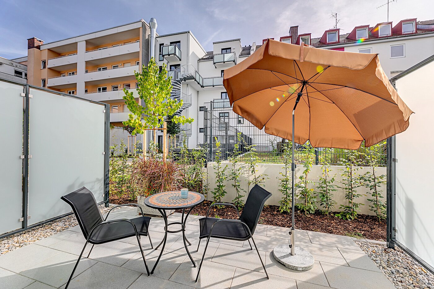 Piso en planta baja de 1 habitación | München-Milbertshofen | 2202ML8 | Terrasse mit Südausrichtung...