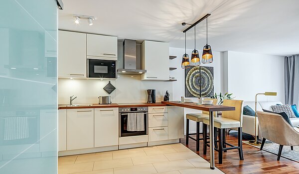 Apartamento de 2 habitaciones | München-Schwabing | 70434 | Offene Küche mit...