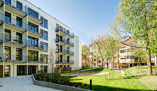 Apartment de 1.5 habitaciones | München-Bogenhausen | 702971 | Gartenansicht