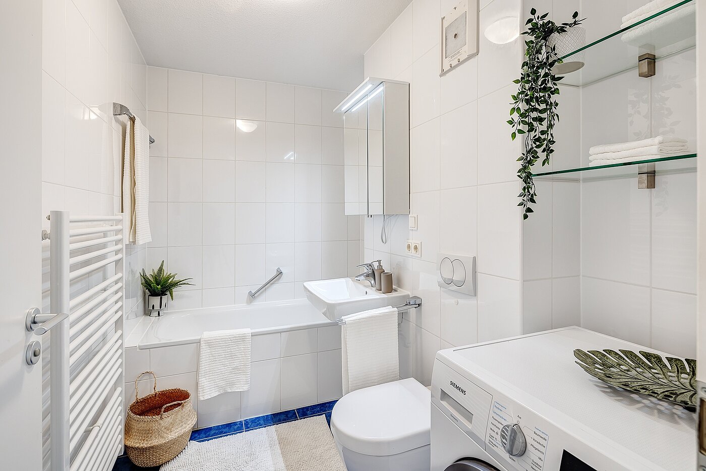 Apartamento de 3 habitaciones | München-Laim | 2206ML2 | Und Bad Nr. 2 ganz in weiß...