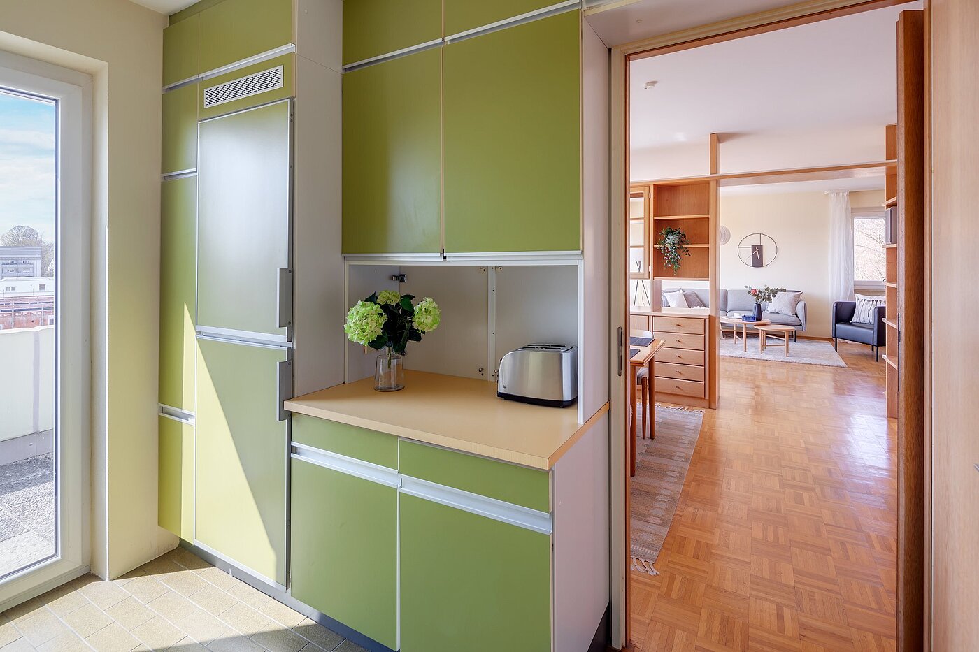 Apartamento de 4 habitaciones | Freising | 2003ML7 | Durchgang zur Küche...