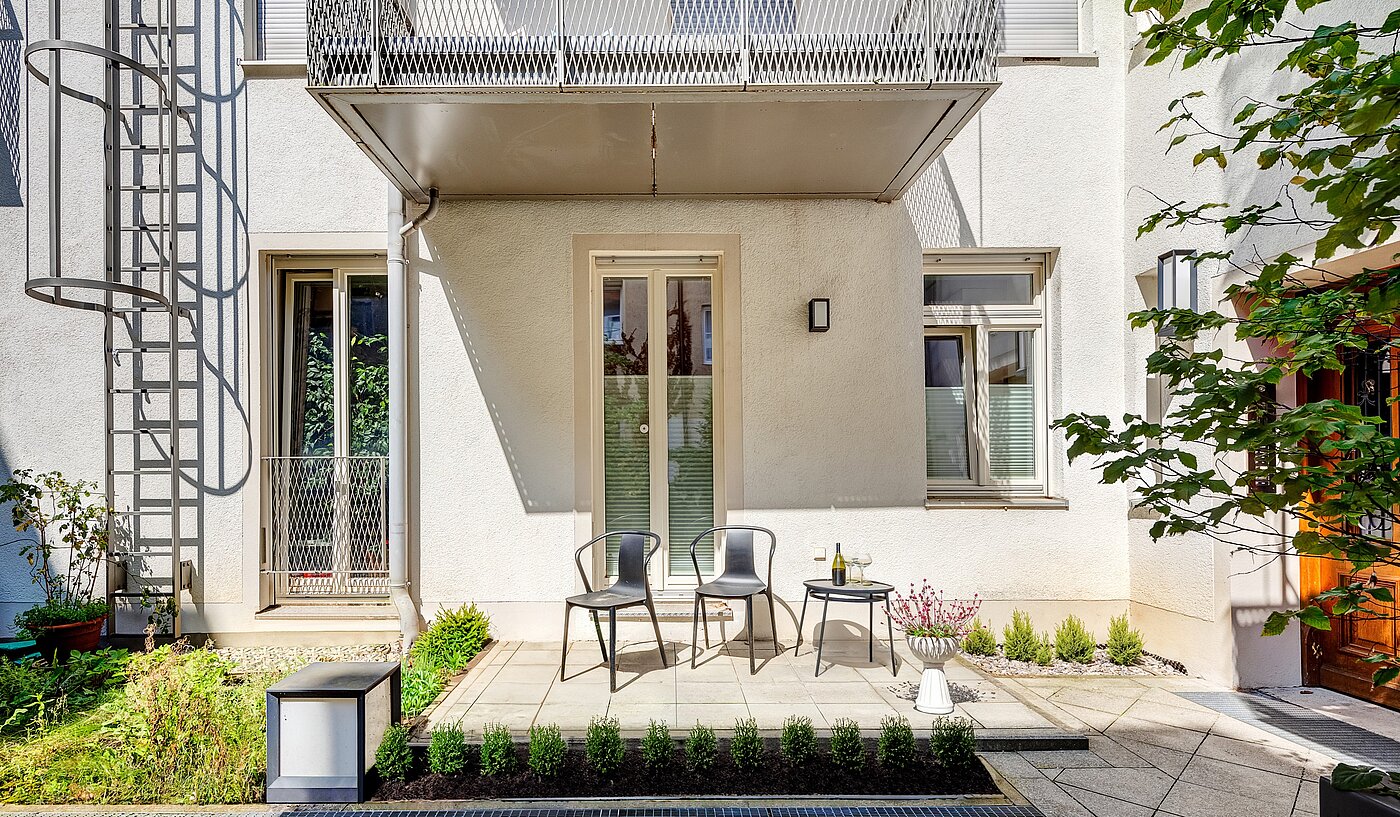 Piso en planta baja de 1.5 habitaciones | München-Lehel | 70149 | ...im ruhigen Innenhof