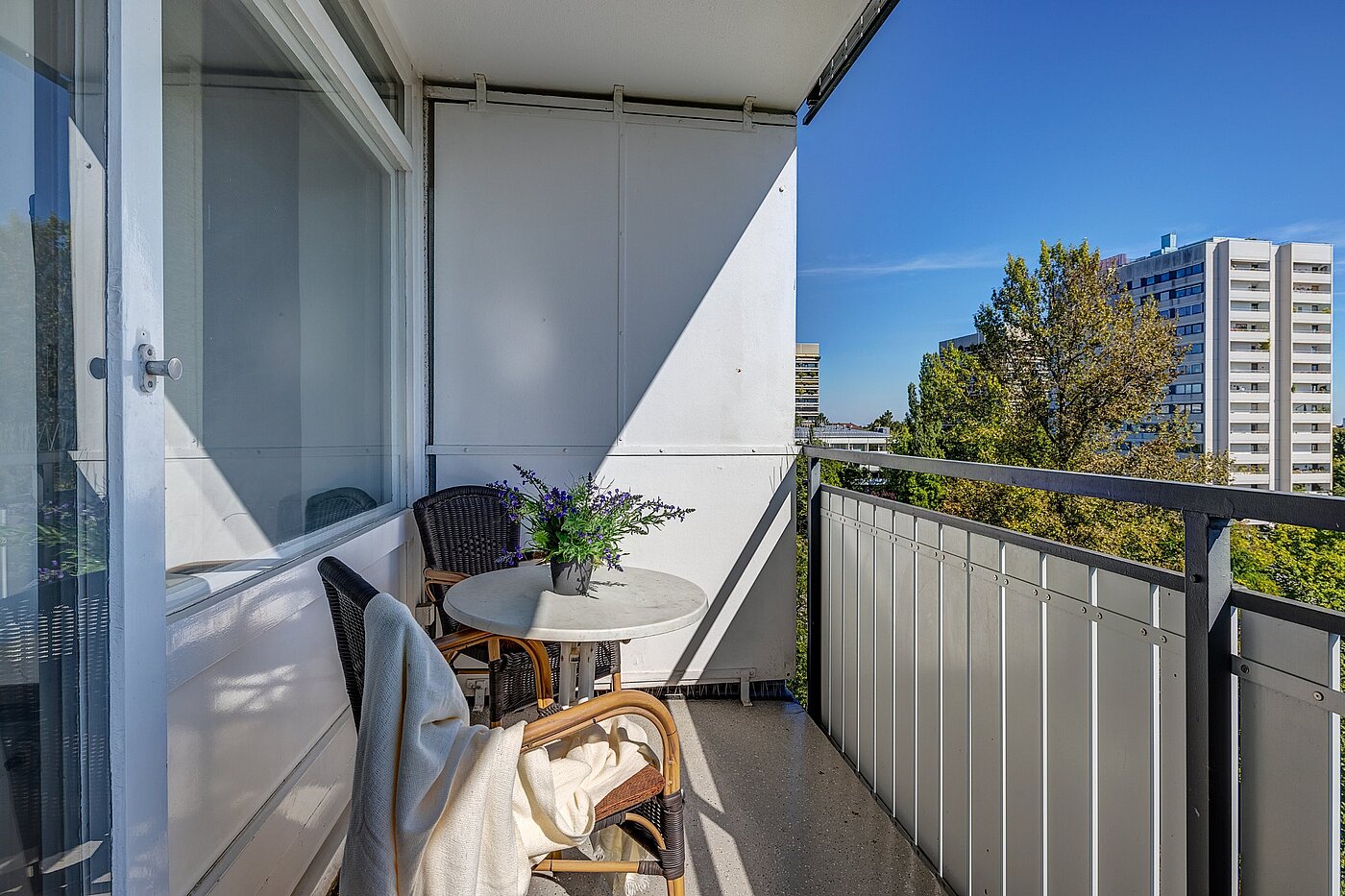 Apartamento de 1 habitación | München-Schwabing | 2109ML1 | Großer Balkon in Richtung...