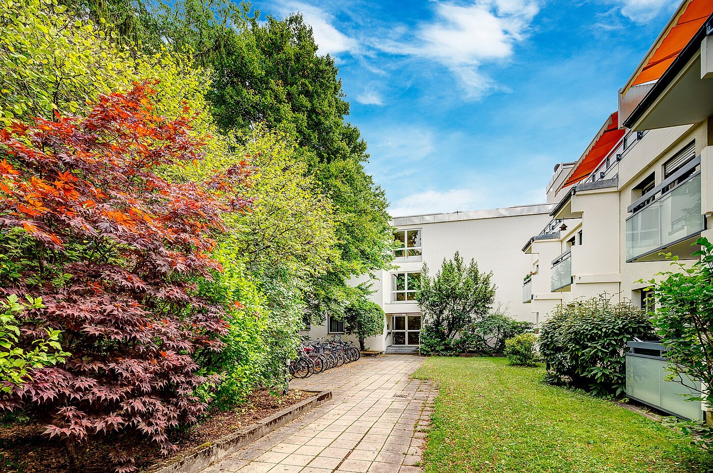 Apartamento de 1.5 habitaciones | München-Sendling-Westpark | 2207ML4 | Schön eingewachsene Grünanlage...