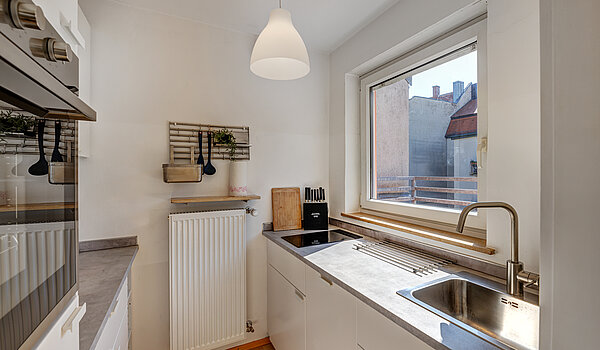 Apartamento de 1 habitación | München-Schwabing | 70449 | Separate Küche mit ...