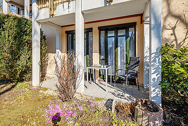 Fasanerie: luminoso piso de dos habitaciones con jardín, en una zona tranquila y céntrica