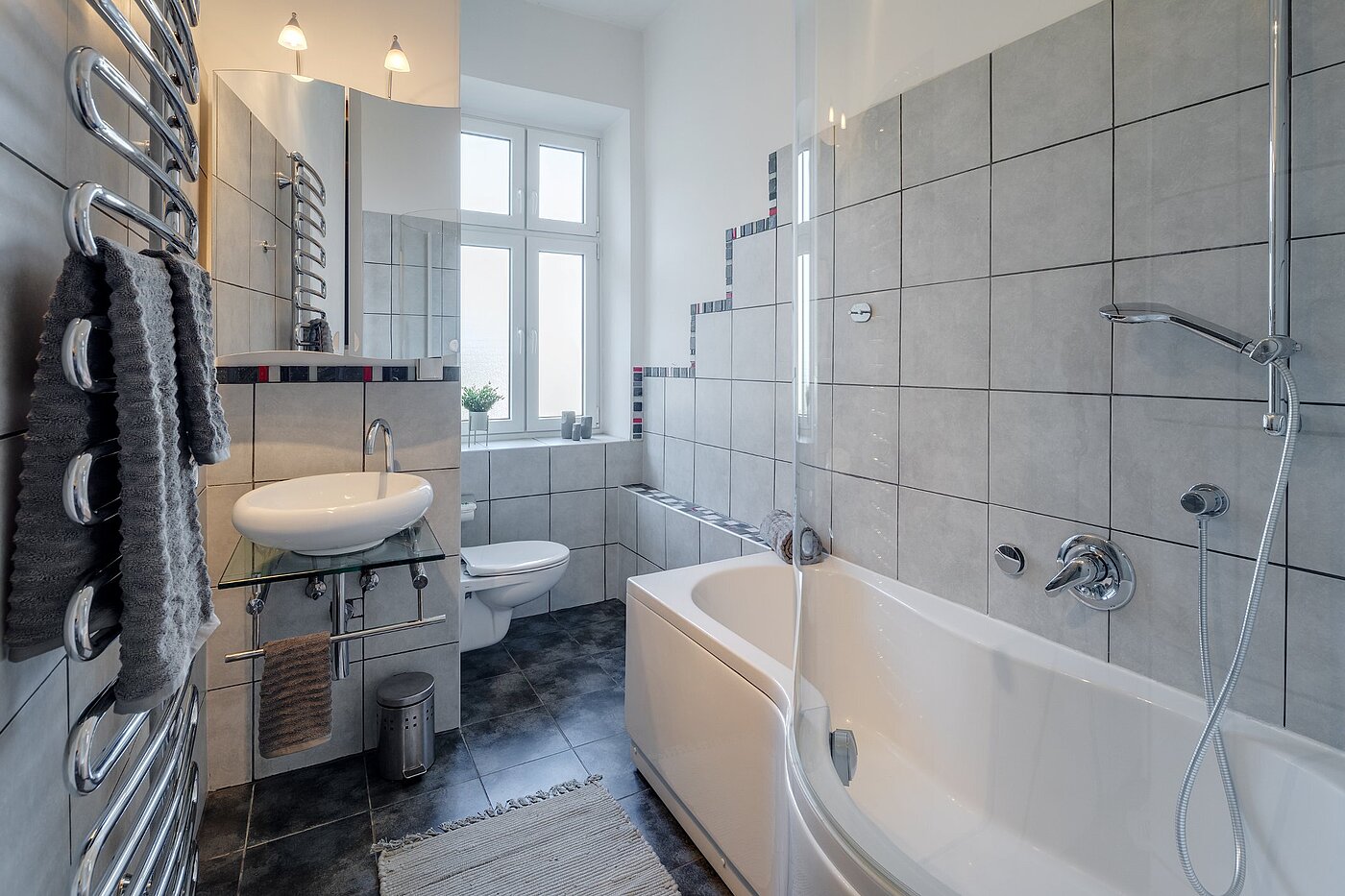 Apartamento de 5 habitaciones | München-Au | 2009ML3 | Wannenbad mit Fenster...