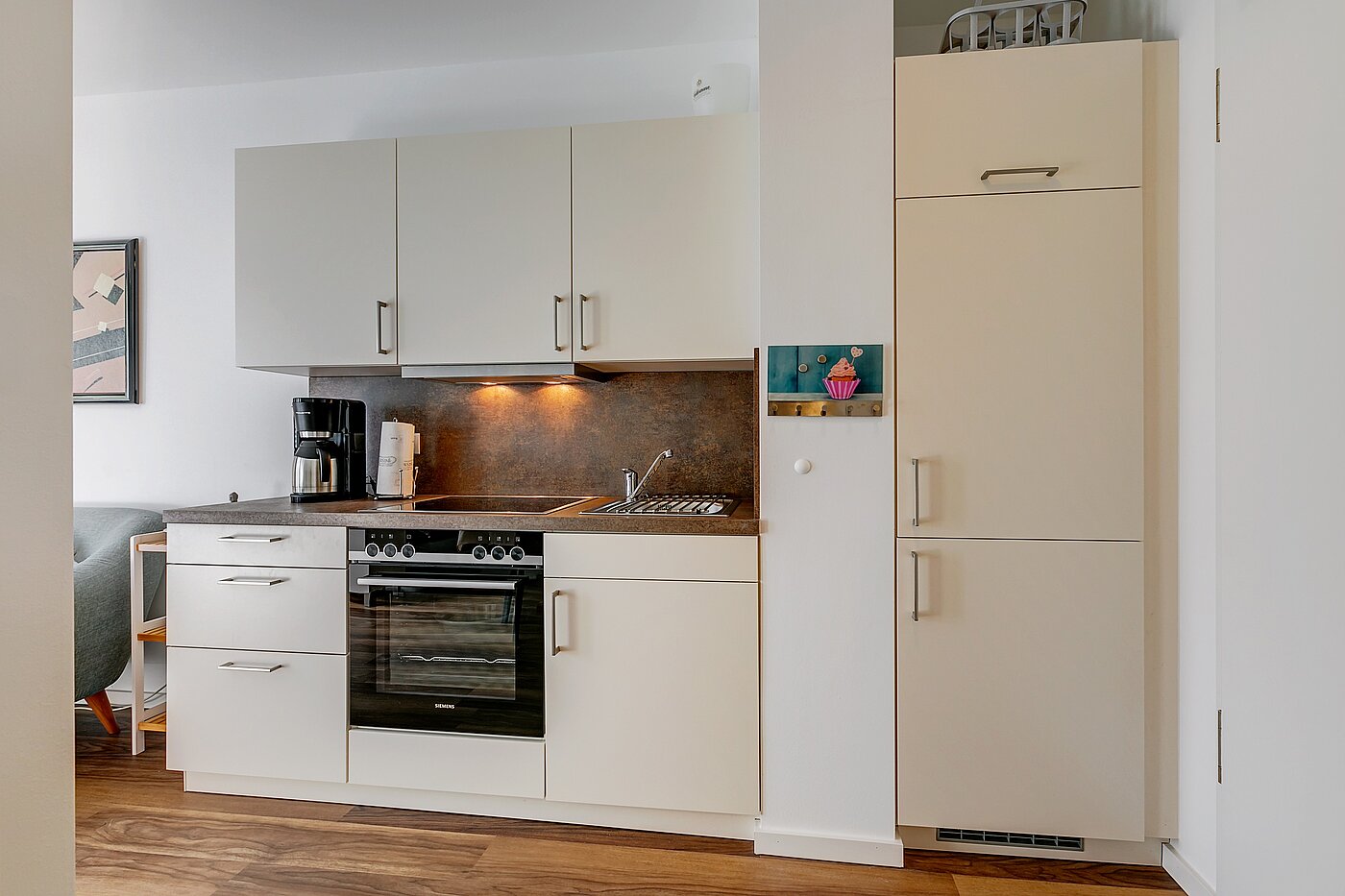 Piso en planta baja de 1 habitación | München-Milbertshofen | 2202ML8 | Integrierte Küchenzeile