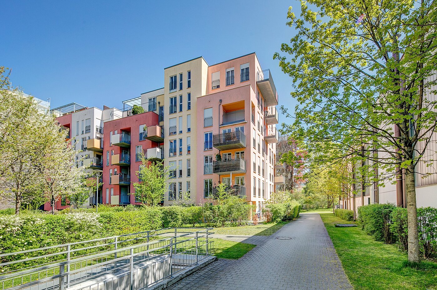 Piso en planta baja de 1.5 habitaciones | München-Ramersdorf | 2004ML6 | Blick von Westen