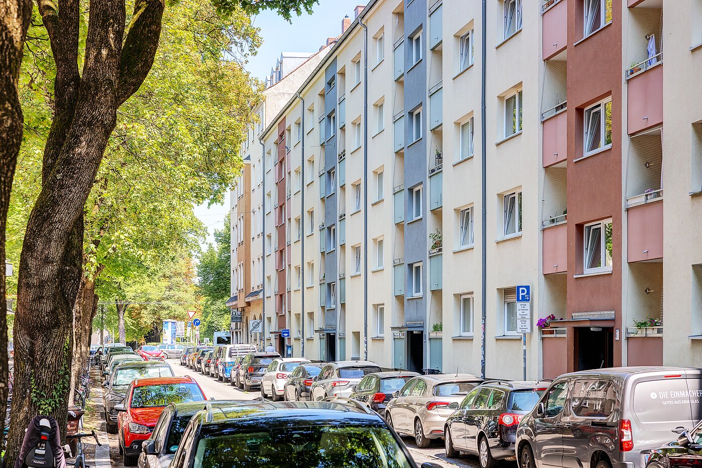 Apartamento de 1.5 habitaciones | München-Neuhausen | 70473 | Ruhige Anliegerstraße