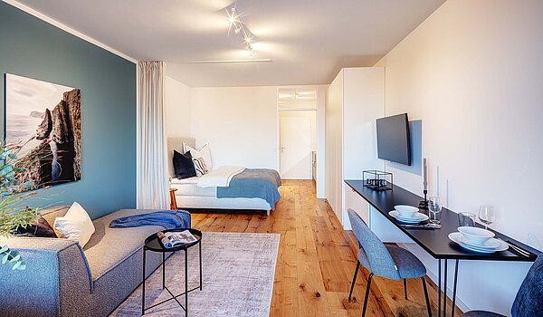 Apartamento de 1 habitación | München-Bogenhausen | 70457 | Raumaufteilung