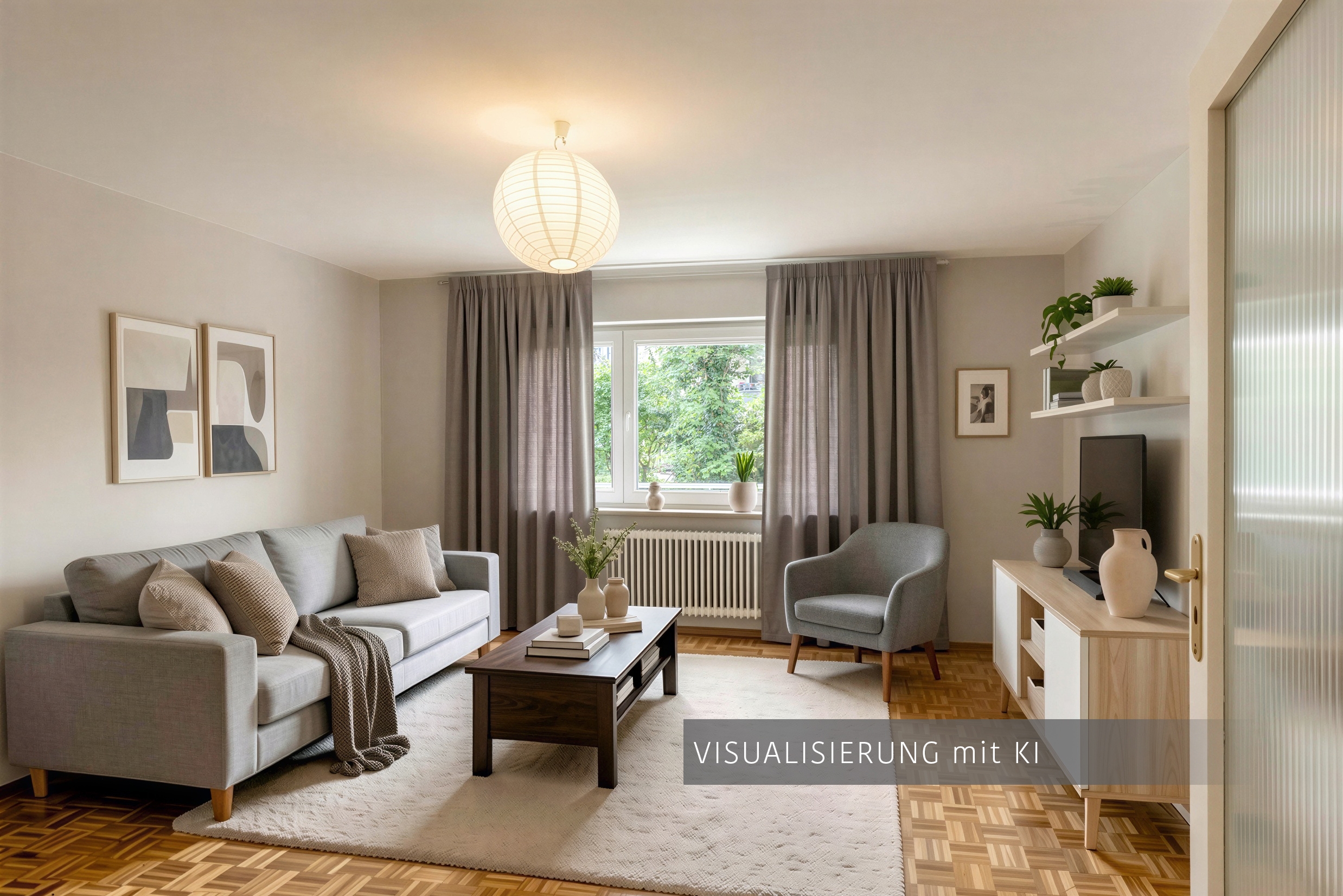 Entresuelo  de 2.5 habitaciones | München-Schwabing | 70441 | Visualisierung mit KI | Thumbnail