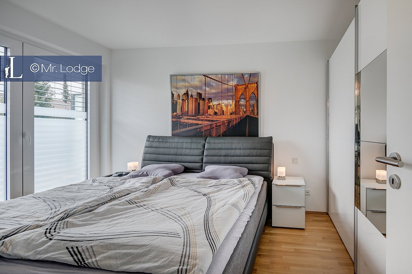 Apartamento de 2 habitaciones | München-Sendling-Westpark | 1801ML3 | Geräumiges Schlafzimmer