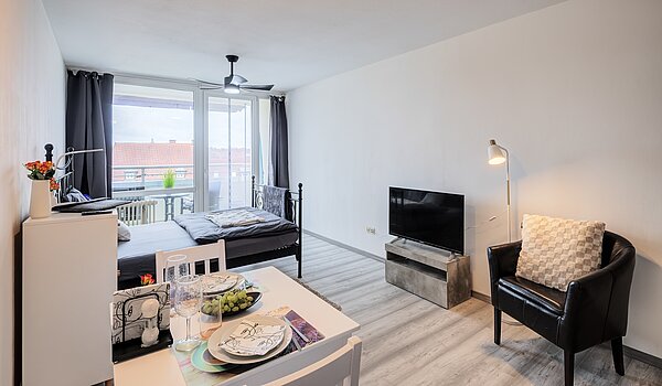 Apartamento de 1 habitación | München-Haidhausen | 70482 | Wohnbereich