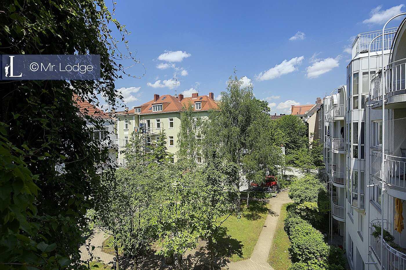 Apartamento de 2 habitaciones | München-Lehel | 1605ML6 | Balkonausicht