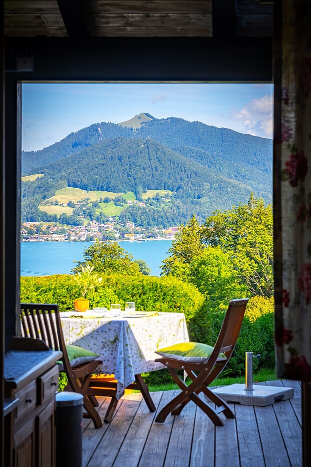 Piso en planta baja de 3 habitaciones | Bad Wiessee | 70053 | Blick auf Bad Wiessee