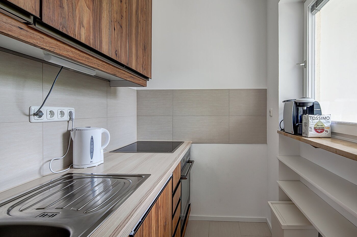 Apartamento de 1 habitación | München-Solln | 1810ML4 | Küche mit Fenster