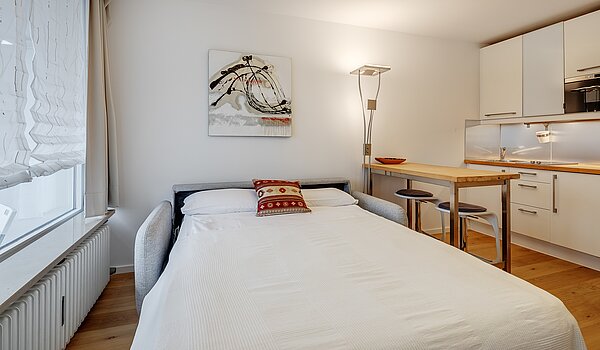 Apartamento de 1 habitación | München-Schwabing | 70475 | ... mit Schlafsofa...