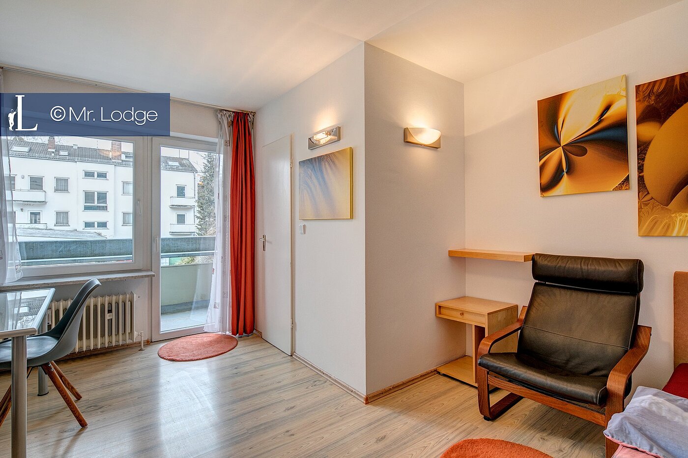 Apartamento de 1 habitación | München-Milbertshofen | 1710ML5 | Wohn- Schlafraum