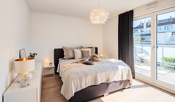 Penthouse de 2 habitaciones | München-Bogenhausen | 70385 | Entspannt schlafen...