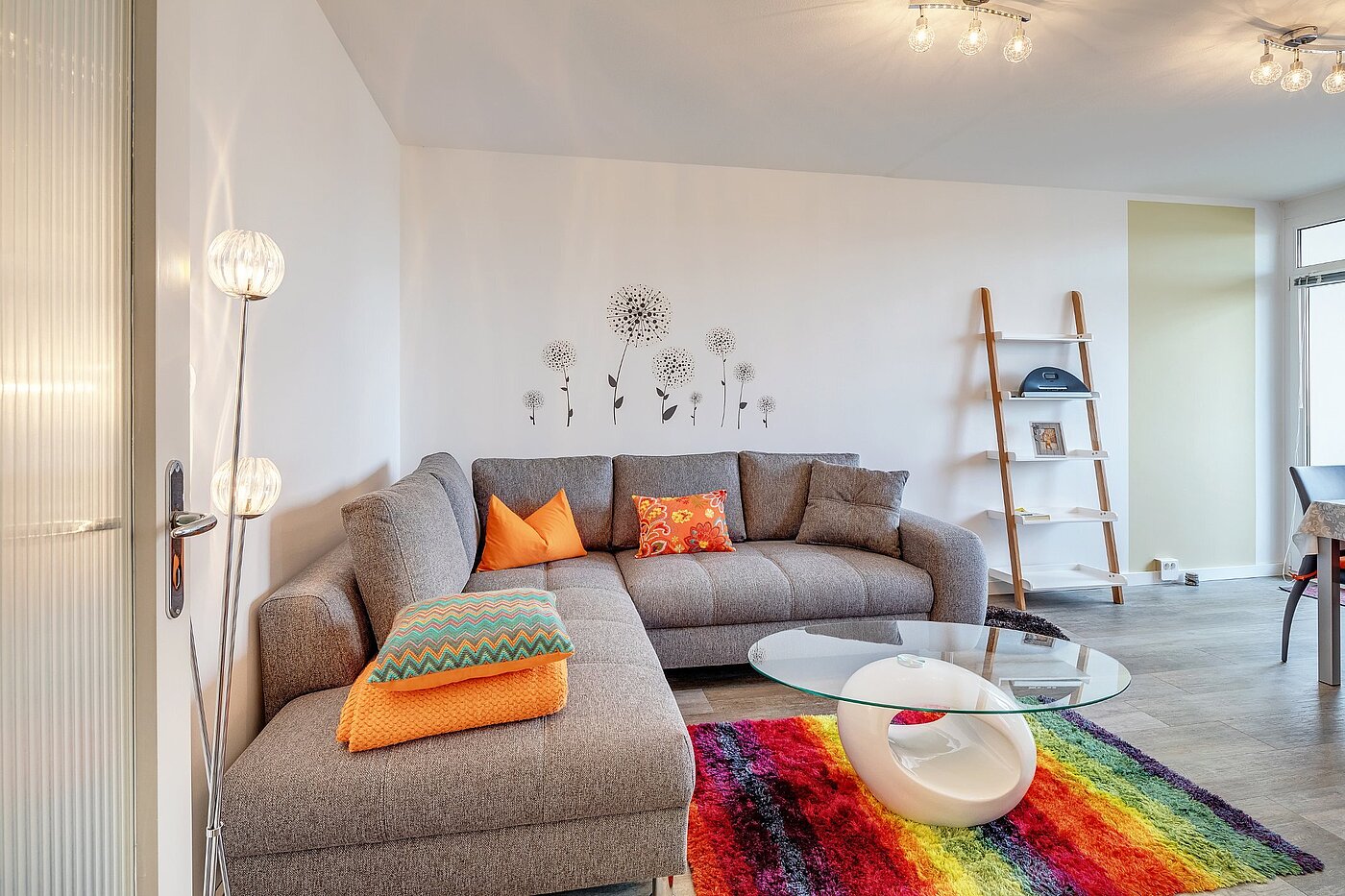 Apartamento de 2 habitaciones | München-Aubing | 2104ML1 | Wohnzimmer mit Zugang...