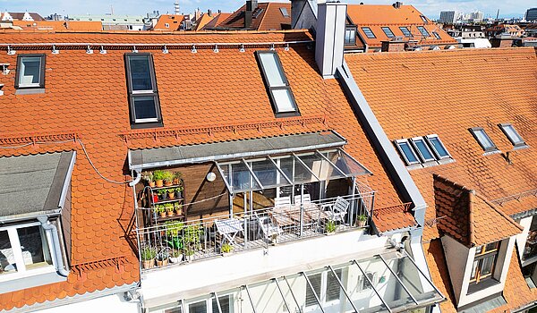 Apartamento de 5 habitaciones | München-Neuhausen | 70140 | Vogelperspektive