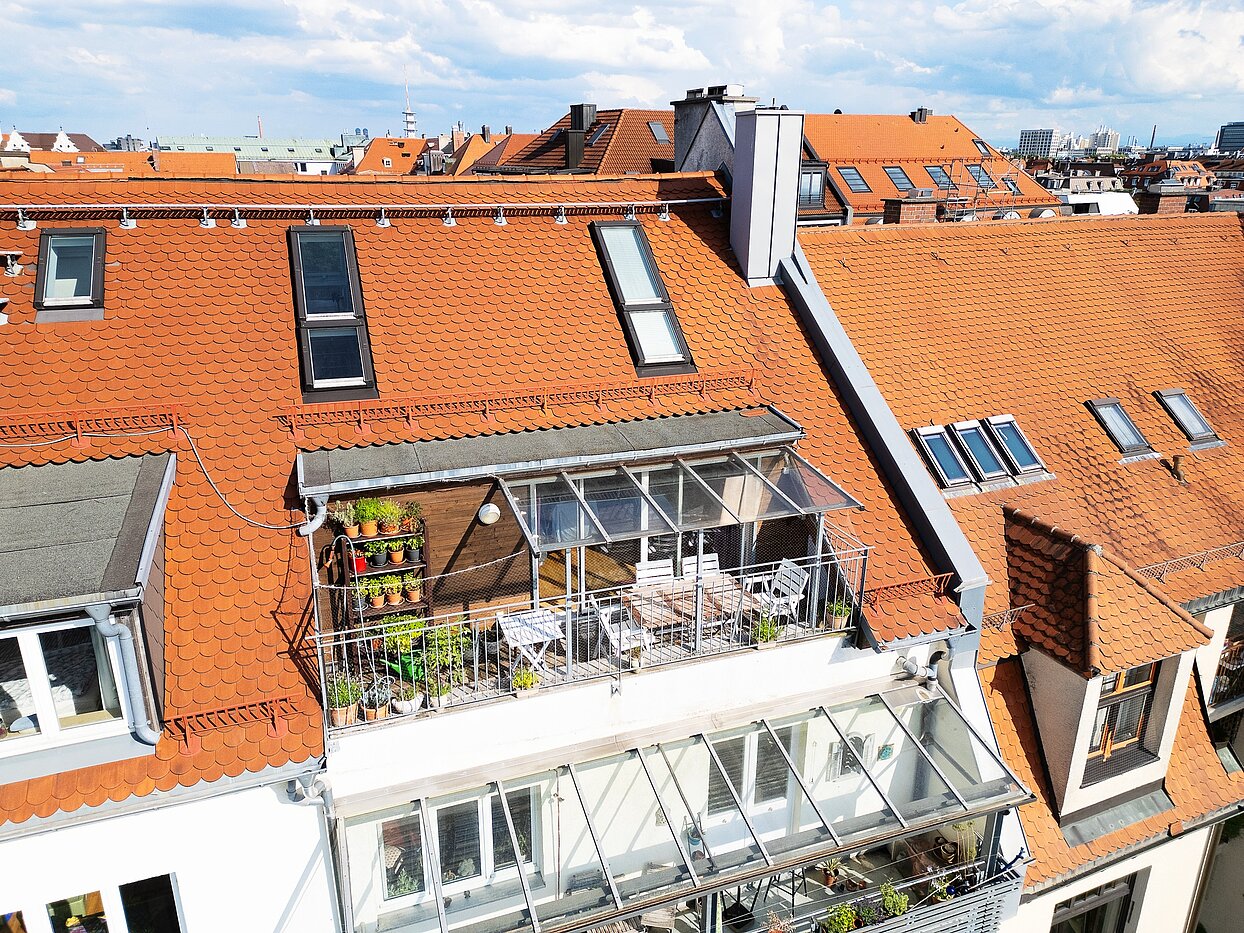 Apartamento de 5 habitaciones | München-Neuhausen | 70140 | Vogelperspektive