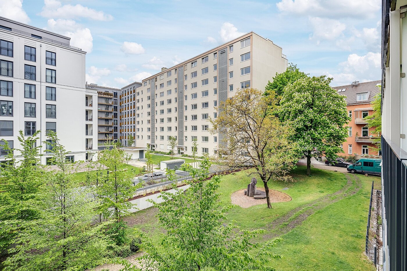 Apartamento de 1.5 habitaciones | München-Bogenhausen | 1904ML6 | ...und Südausrichtung