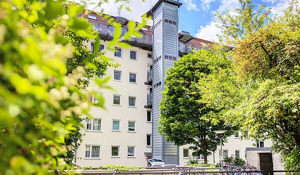 Apartamento de 1 habitación | München-Schwabing | 70454 | Hausansicht mit...