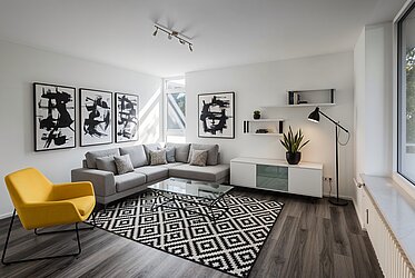 Obermenzing: Primera ocupación después de renovación - Encantador piso de 1 habitación - vacío