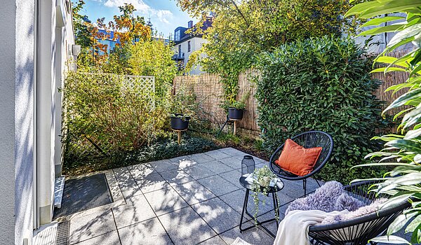 Apartamento de 2 habitaciones | München-Thalkirchen | 70493 | ...Zugang zur Terrasse...