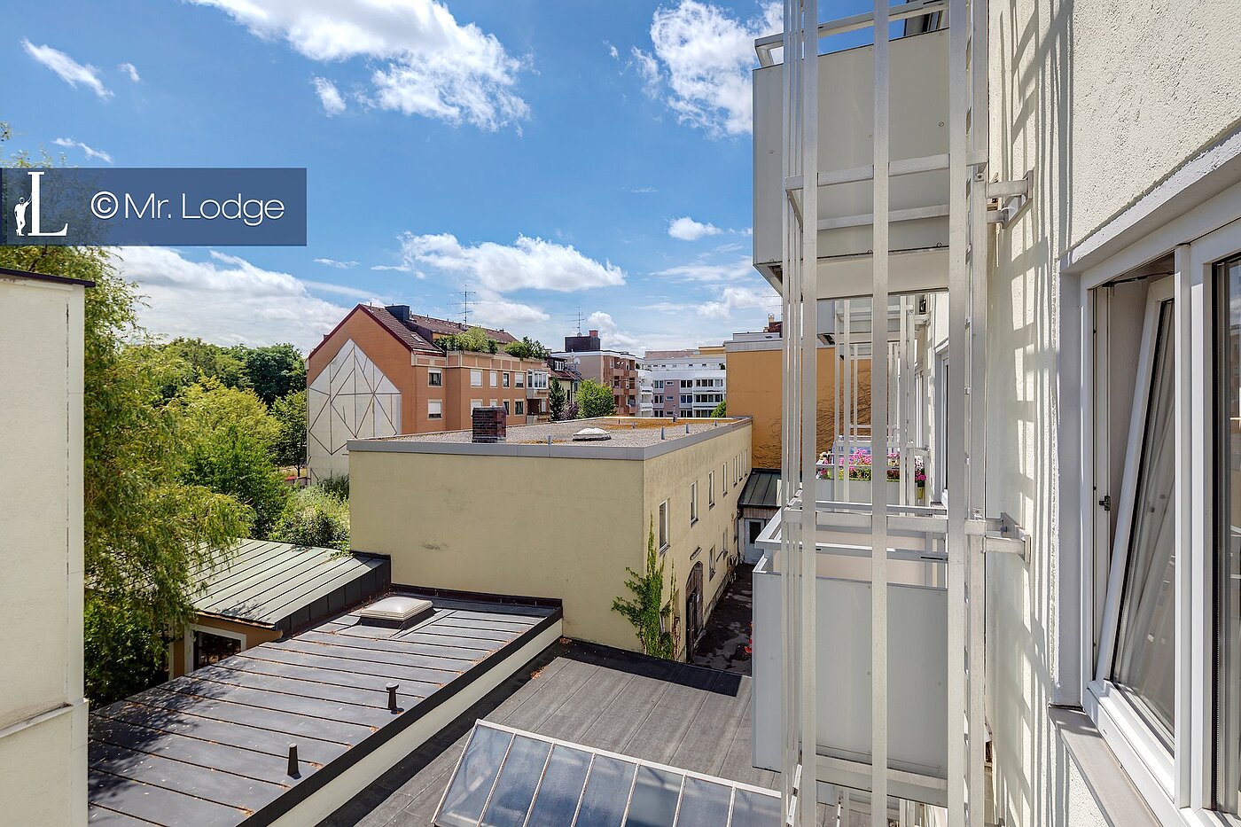 Apartamento de 1 habitación | München-Neuhausen | 1703ML9 | Blick vom Balkon