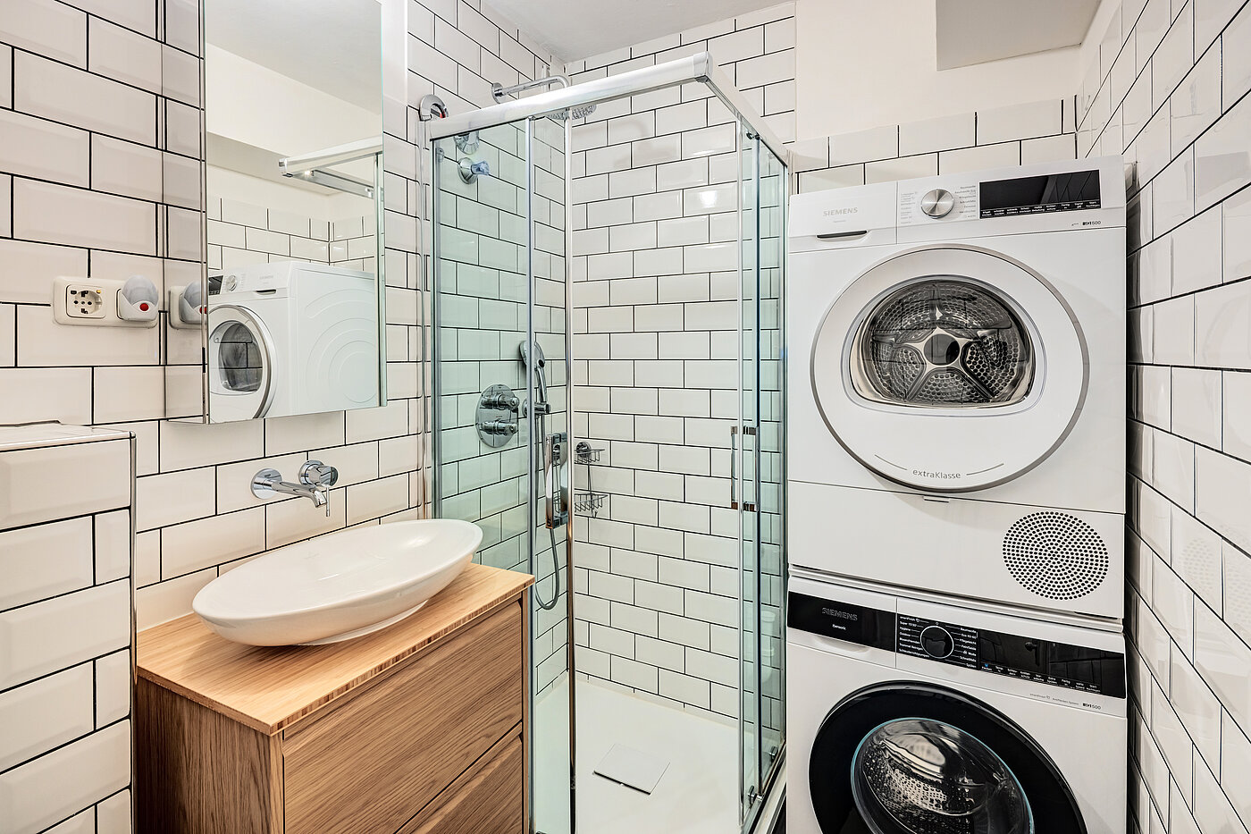 Apartamento de 3 habitaciones | München-Haidhausen | 70447 | Badezimmer mit Waschmaschine