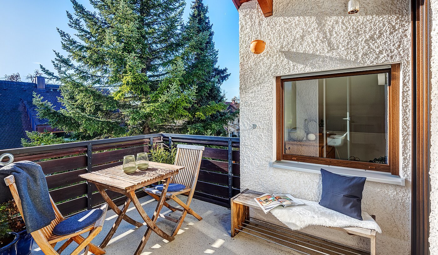 Apartamento de 2 habitaciones | München-Untermenzing | 70177 | Balkon mit Südwest Ausrichtung