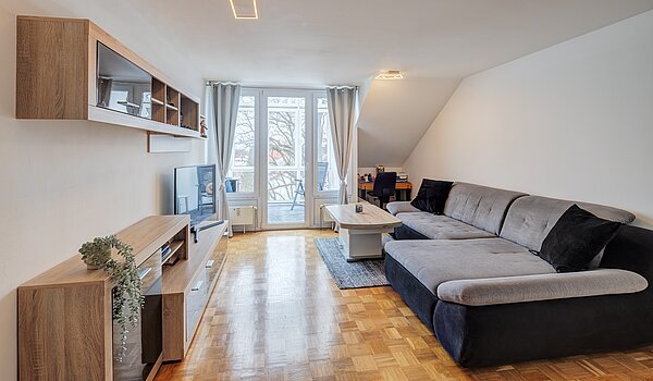 Apartamento de 2 habitaciones | Poing | 70373 | ...Wohnbereich mit...