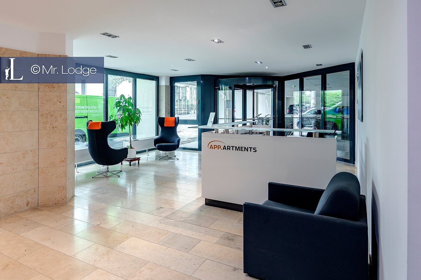 Apartamento de 1 habitación | München-Bogenhausen | 1802ML4 | Empfangsbereich mit Concierge