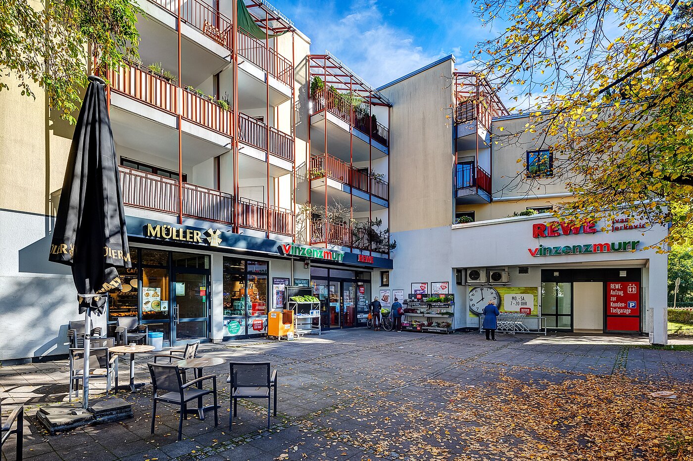 Apartamento de 3 habitaciones | München-Moosach | 70164 | Einkaufsmöglichkeiten